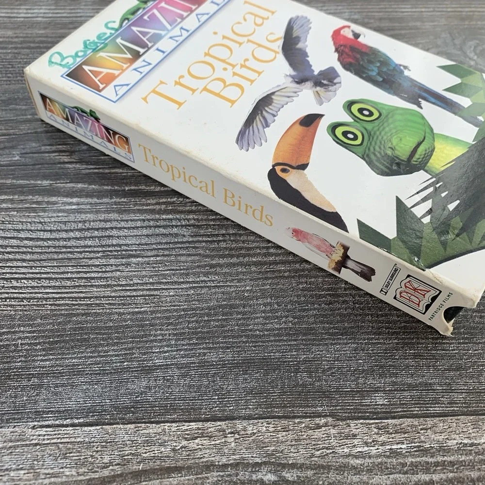 Henry's Amazing Animals: Tropical Birds VHS Tape‎ 1997 Disney Channel Show Rare